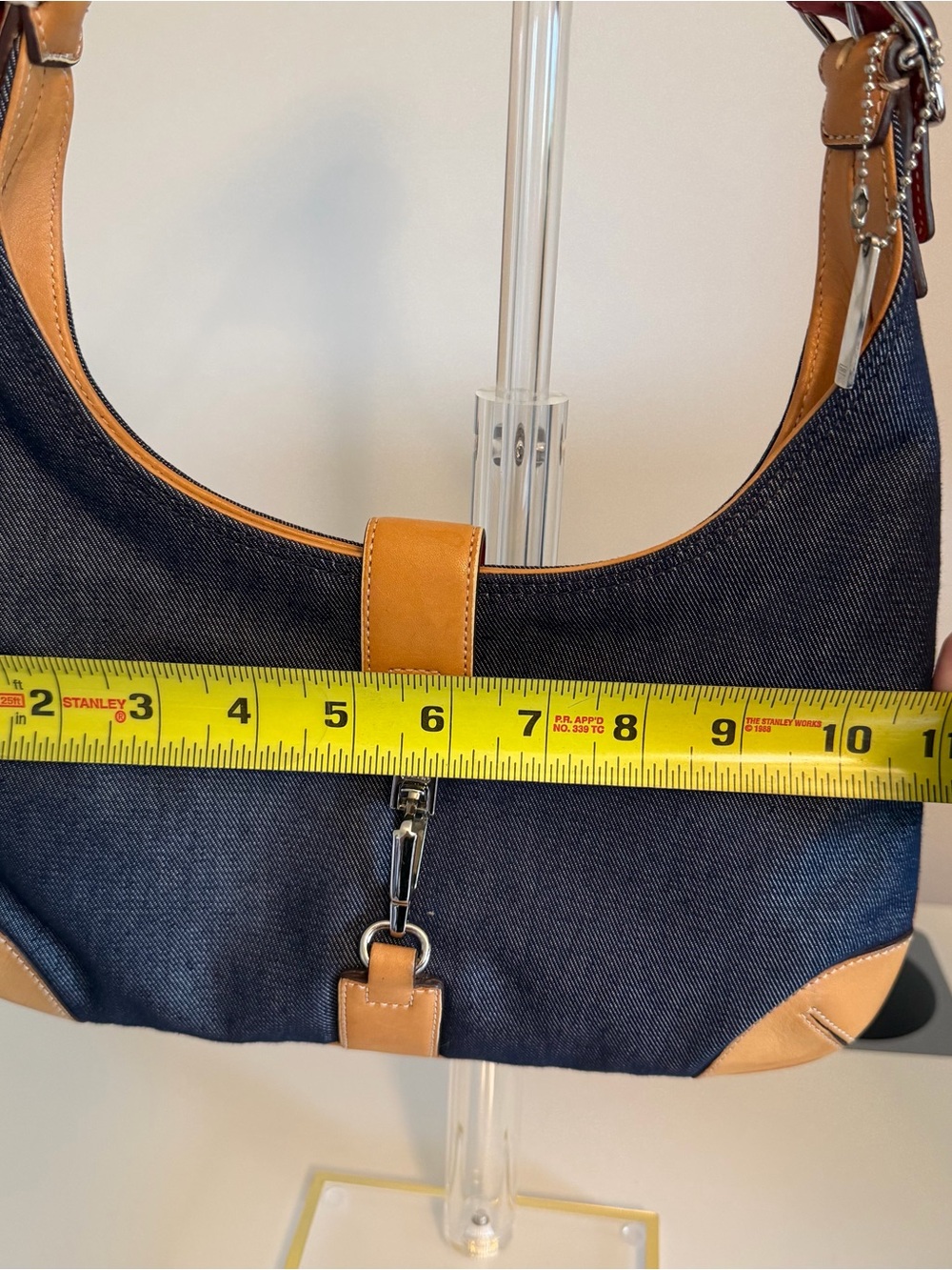 Coach Hamptons Denim Hobo Bag 8932 - Picture 7 of 8